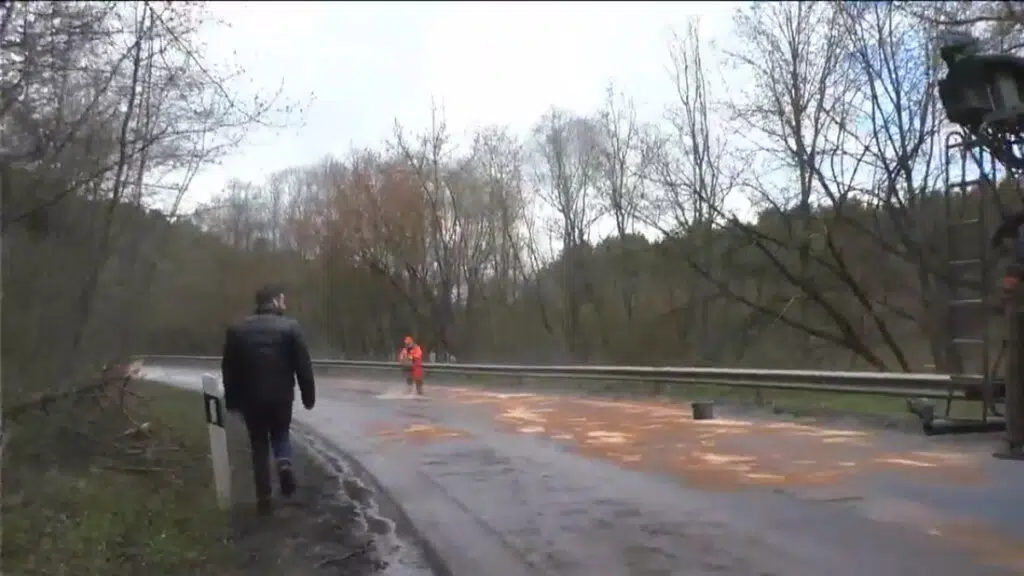 Avarija Vilniuje Titnago g. susidure vilkikas ir sunkvezimis 2