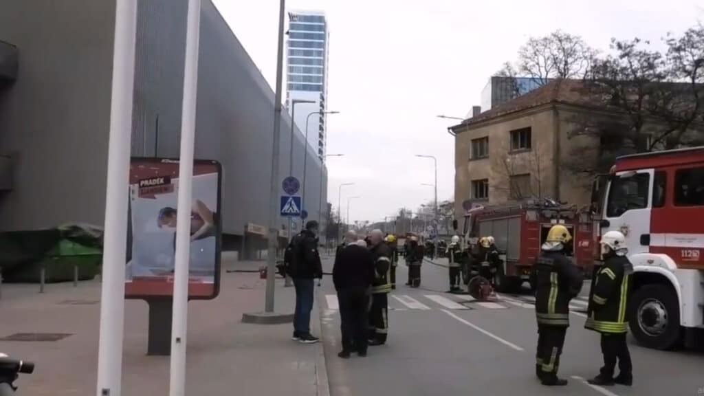 Lvovo gatvė uždaryta dėl sprogimo PC „Europa“