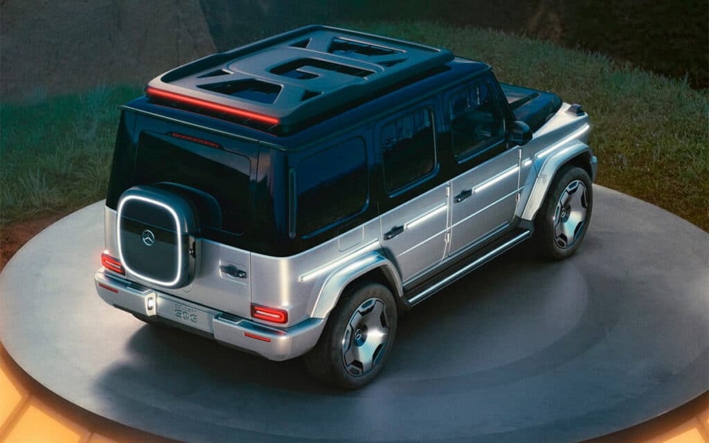 „Mercedes-Benz“ pristatė elektrinį „Gelendewagen“