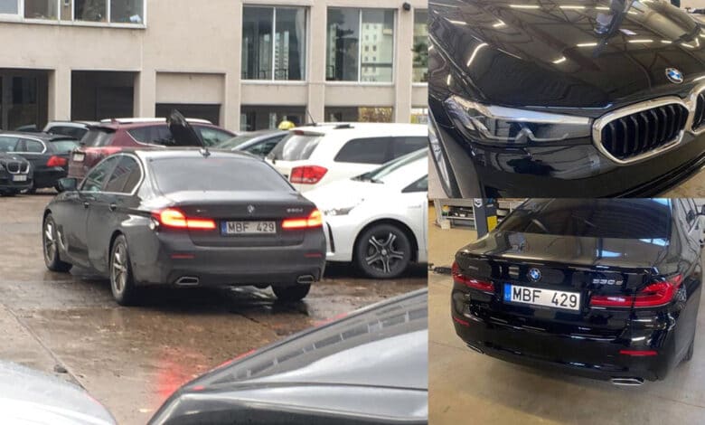 Vilniuje užfiksuotas naujas nežymėtas policijos BMW automobilis
