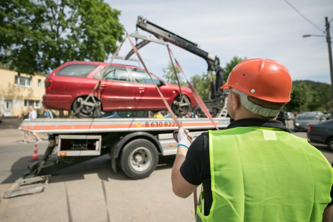 technine pagalba automobilio nutempimas gabenimas nutemptas automobilis