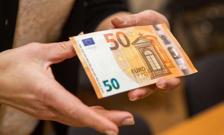 50 euru banknotas