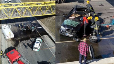 Tragiška-avarija-Vilniuje-vakariniame-aplinkkelyje-susidūrus-trims-automobiliams-mirė-vyras