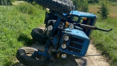 Trakų rajone sulaikyti du traktorininkai, kuriems nustatytas sunkus girtumas (video)
