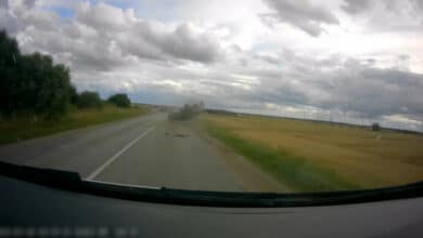Lyg ralyje – tik „stogą“ automobiliu padaręs girtas vairuotojas atsidūrė pareigūnų rankose (video)