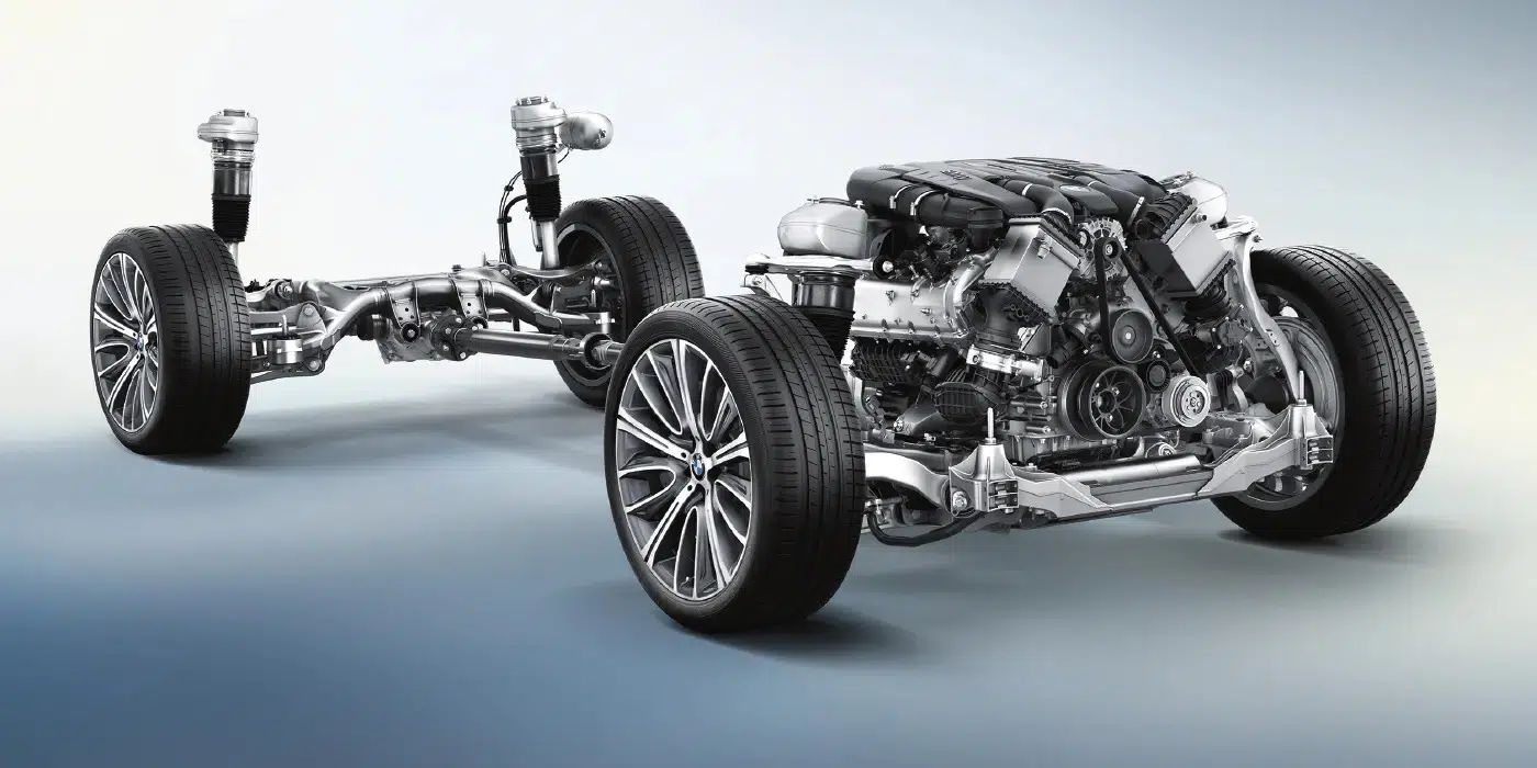 bmw 7 serijos pneumatine pakaba