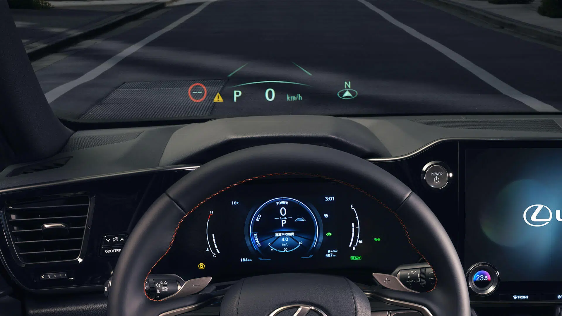 lexus hibridinio automobilio vidus