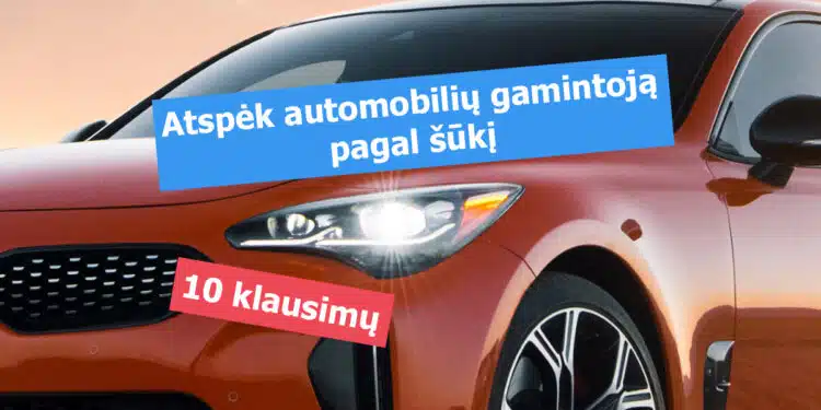atspek automobiliu gamintoja pagal suki