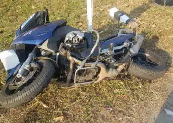 bmw motociklas avarija eismo ivykis