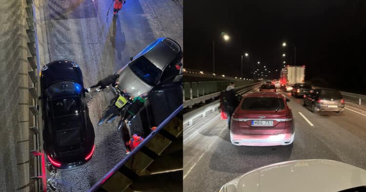 bmw porsche rover avarija gelezinio vilko gatveje