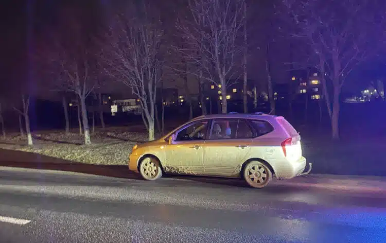 kaune pavogtas kia automobilis