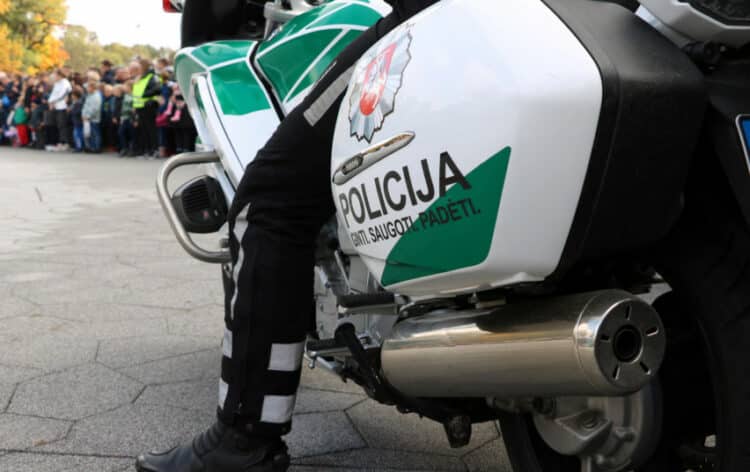 policijos tarnybinis motociklas