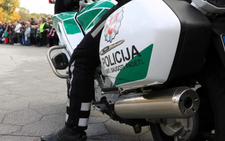 policijos tarnybinis motociklas