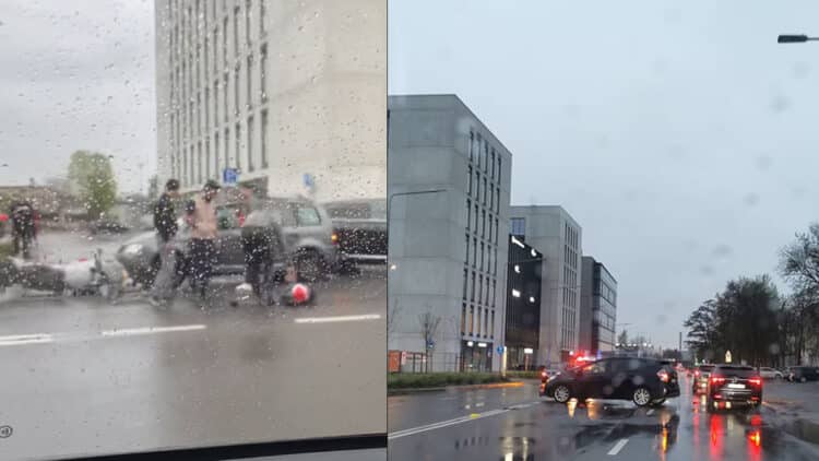 Avarija-Vilniuje-Naugarduko-g.-sužeistas-motociklo-vairuotojas