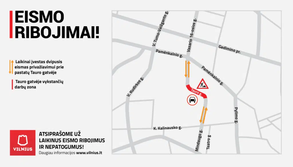 tauro kalnas eismo ribojimai