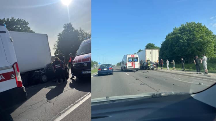 avarija-minsko-plente-volkswagen-atsitrenke-i-vilkika-zuvo-zmogus