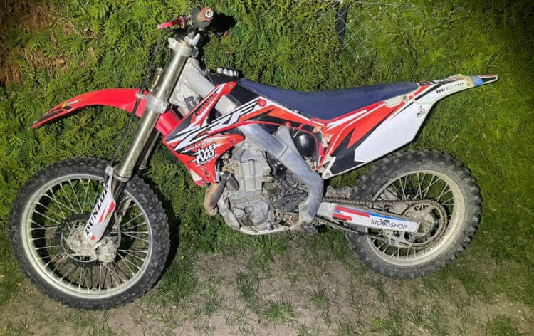motociklas krosinis