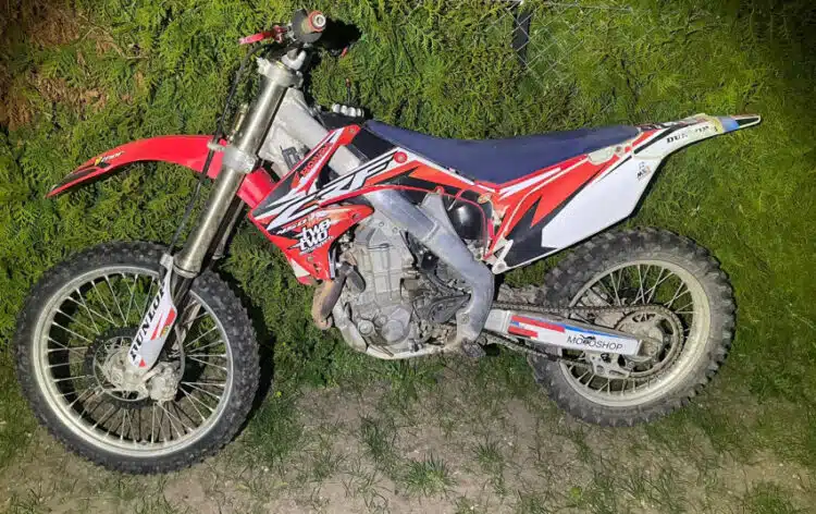 motociklas krosinis