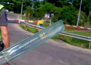 saugaus elgesio gelezinkelio pervazose kampanija