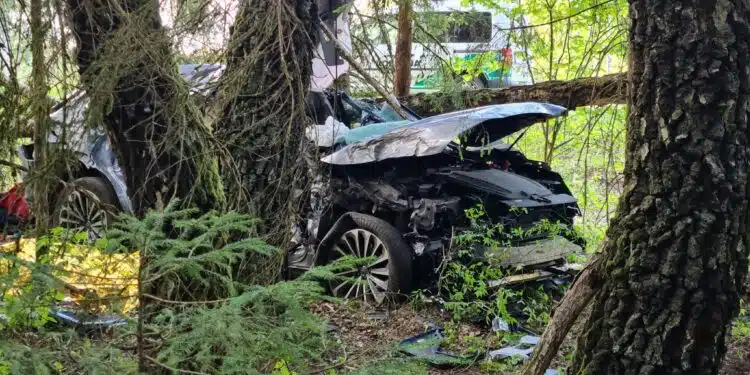 vilniaus rajone audi e tron avarija