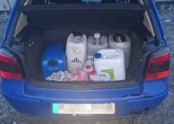 volkswagen golf pavogtas kuras dyzelinas