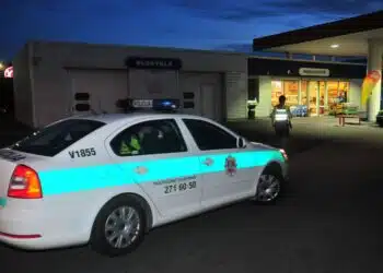 policijos tarnybinis automobilis degaline
