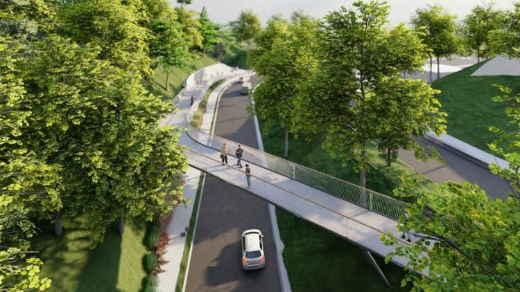 tauro gatve pesciuju viadukas eismo ribojimai