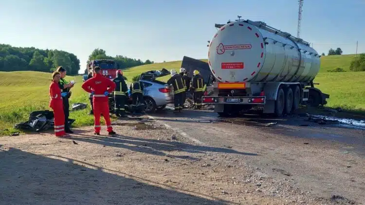 Tragišką avarija Šilalės rajone nusinešė BMW vairuotojo gyvybę