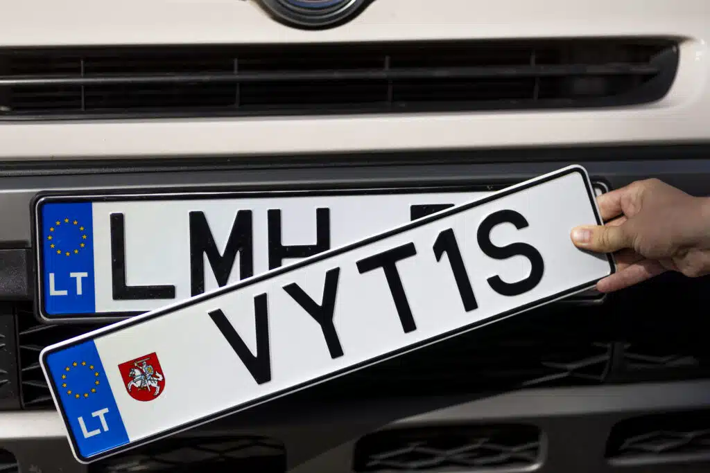 valstybinis numerio zenklas su vyciu