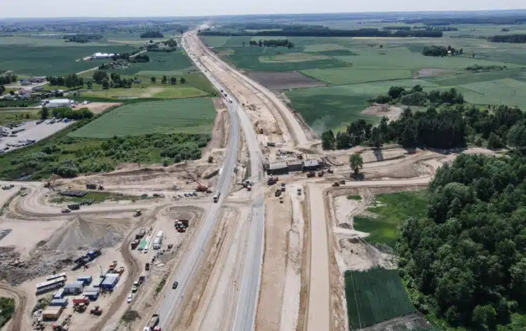 via baltica kelio ruozas darbai
