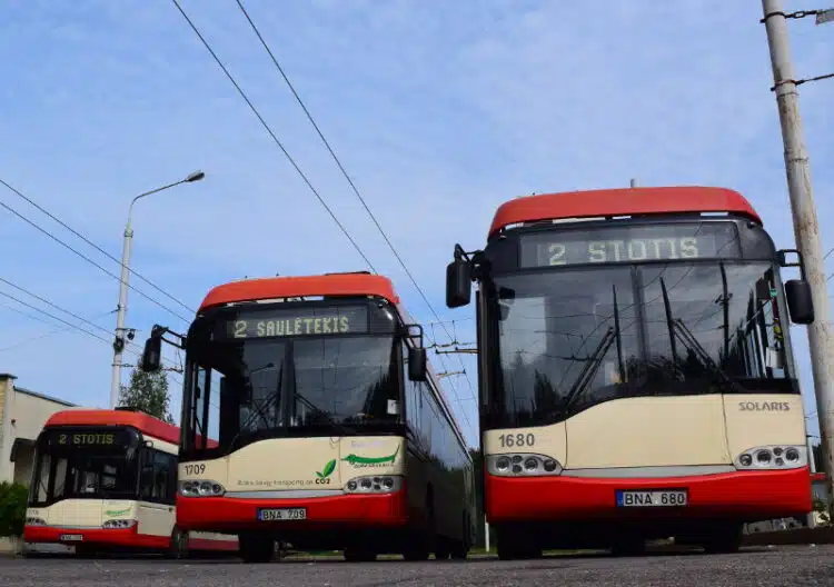 2 troleibusas stotis sauletekis