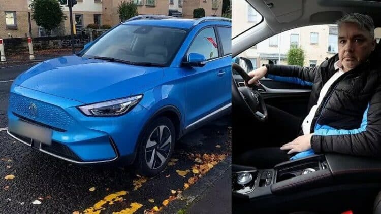 Vyrą pagrobė jo elektromobilis, policijai teko taranuoti jo automobilį nuo kelio