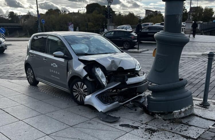spark avarija gedimino prospektas gostauto gatve vilnius