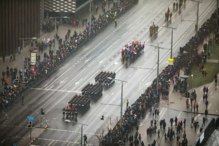 lietuvos kariuomenes paradas konstitucijos prospektas vilnius