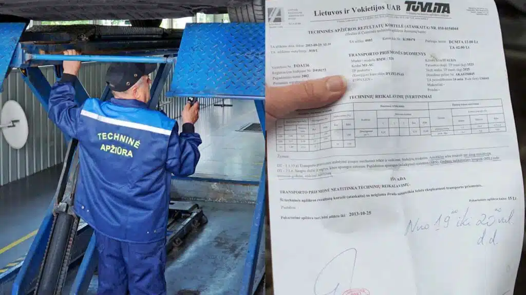 nepraejus technines apziuros galima vazineti