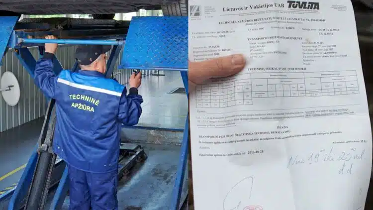 nepraejus technines apziuros galima vazineti