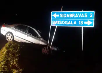 peugeot eismo ivykis griovys