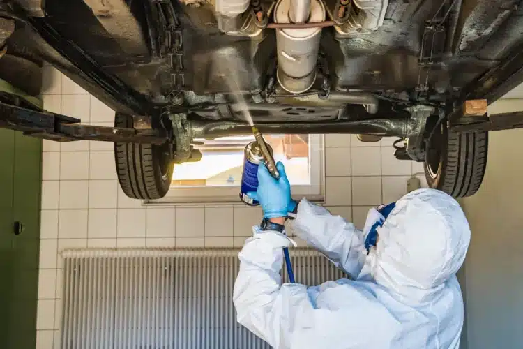 automobilio dugno padengimas antikorozine priemone korozija