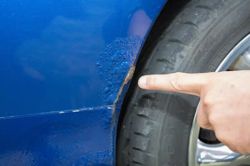 automobilio kebulo korozija