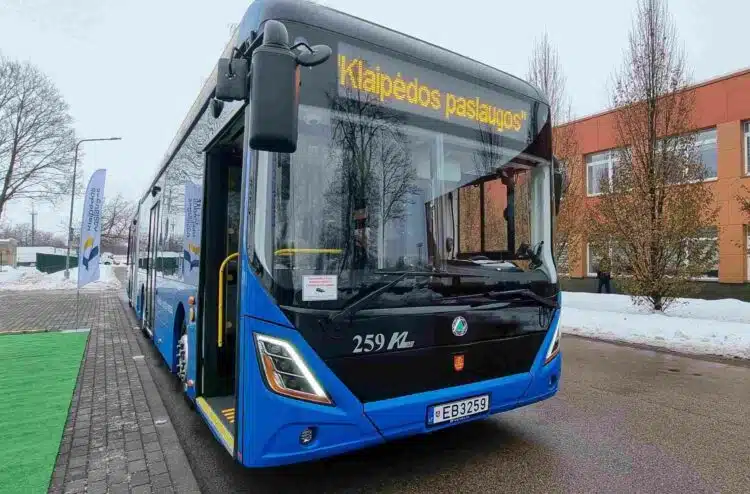 elektrinis autobusas klaipedoje