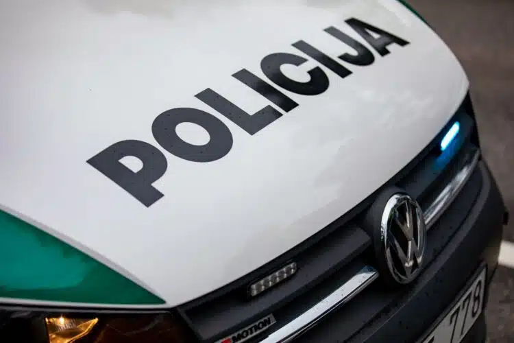 policijos tarnybinis automobilis vw caddy