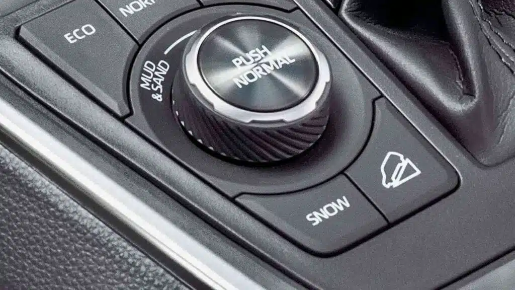 toyota rav snow mode ziemos rezimas