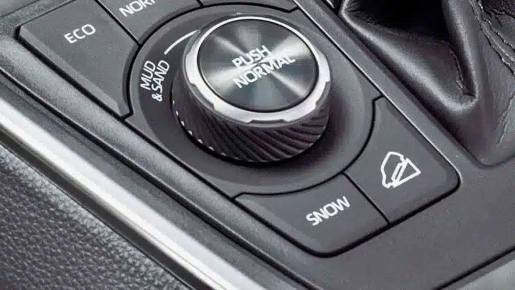 toyota rav snow mode ziemos rezimas