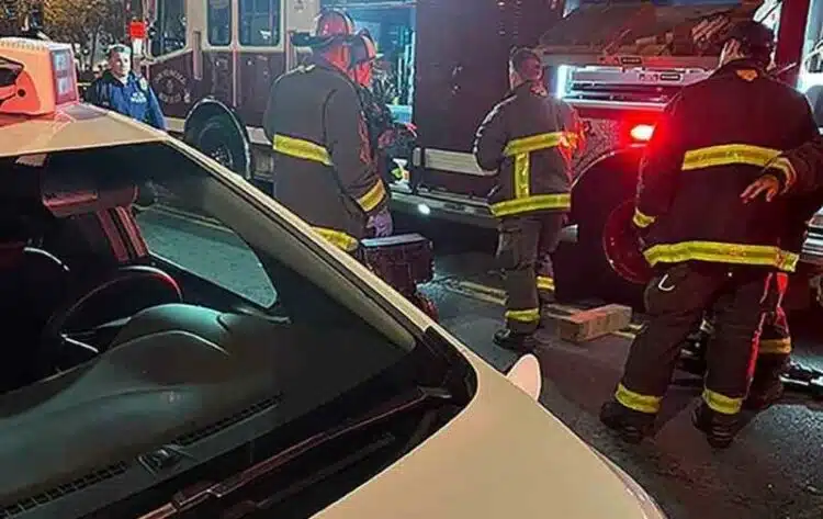 gm cruise robotas taksi partrenke pesciaji ir tempe 6 metrus