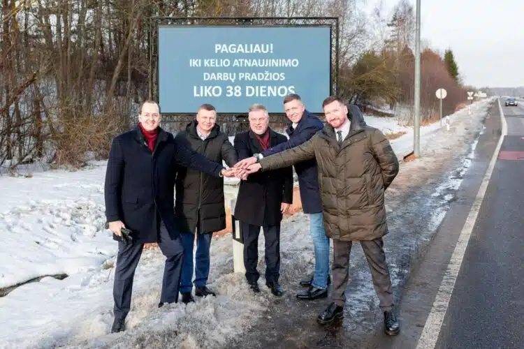 kelio moletai utena rekonstrukcija