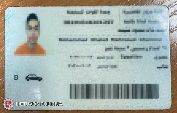 suklastotas vairuotojo pazymejimas
