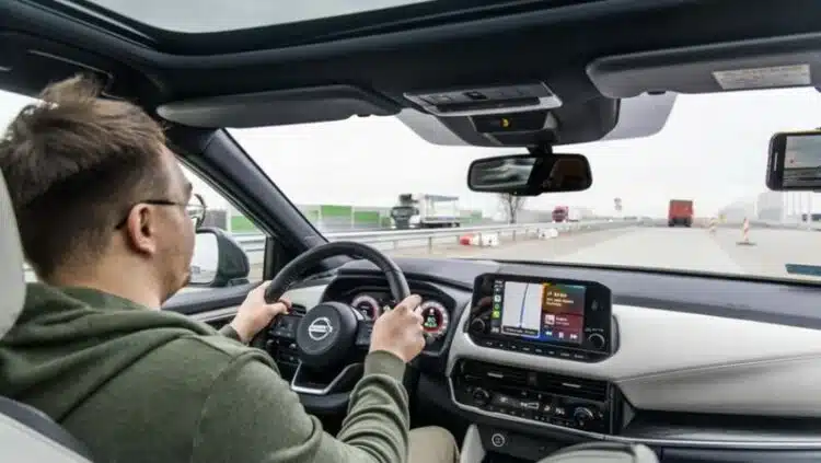 vyras vairuoja automobili sistema addw