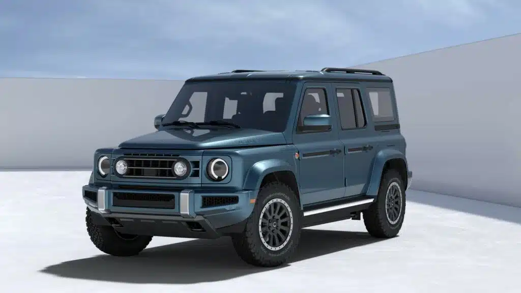 Ineos Fusilier elektromobilis hibridinis automobilis