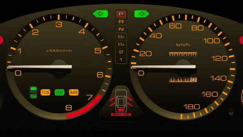 japonisko automobilio spidometras