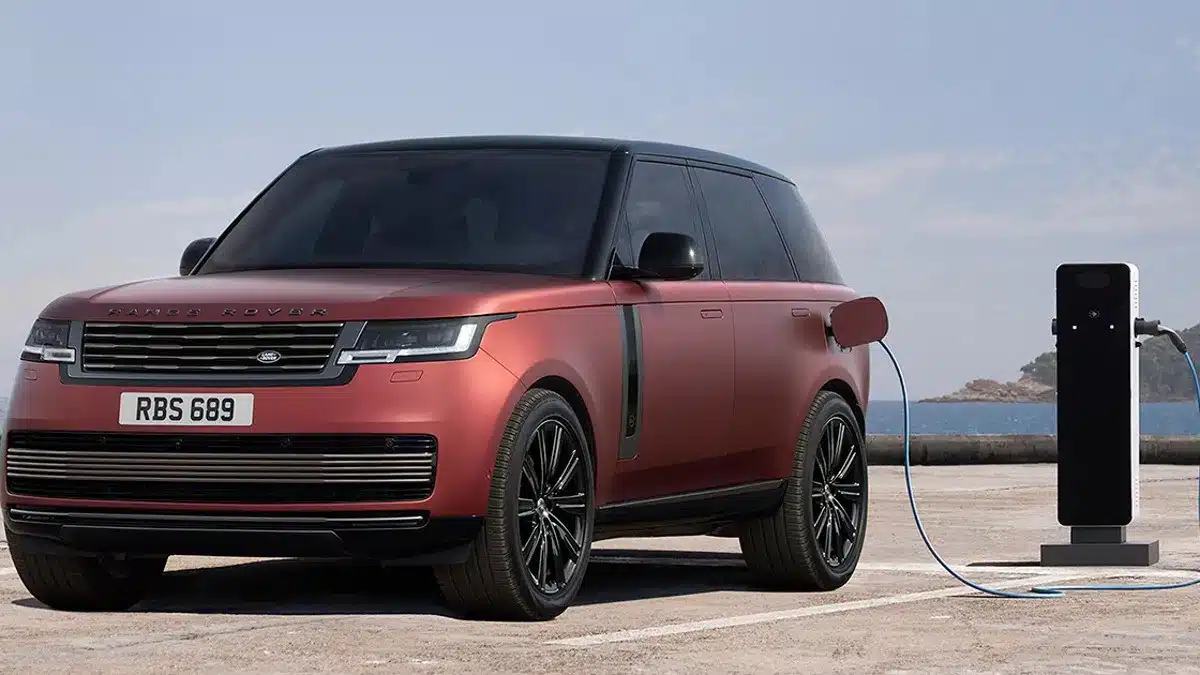 land rover range rover elektromobilis